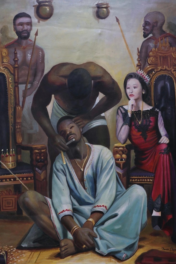 James Ogamba Tochukwu, King Be Shaved, 2023 - 5