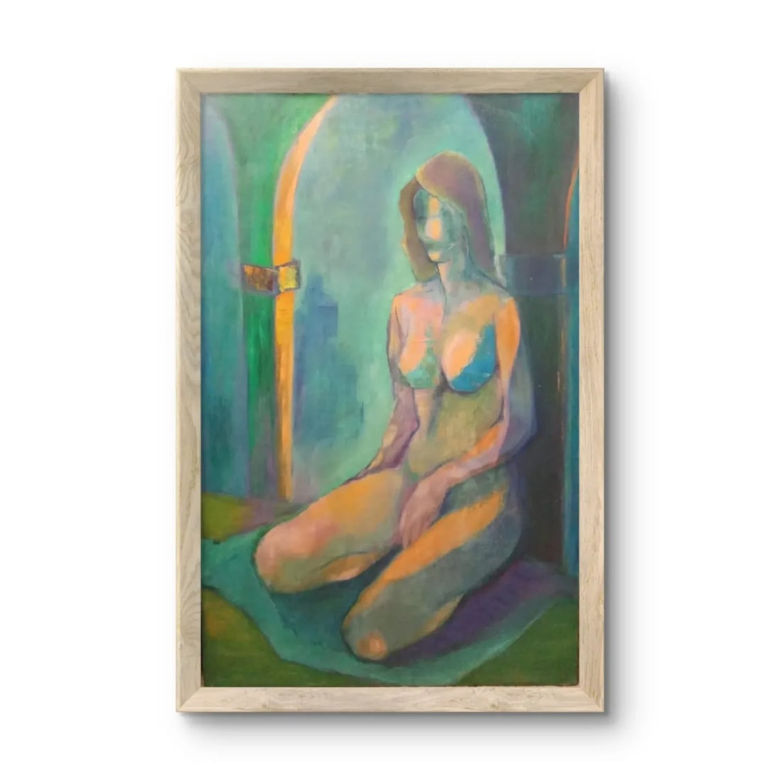 Bettina — Expressionist Oil on Canvas, 41 x 27.5 in — Framed — Gallery Provenance - 2