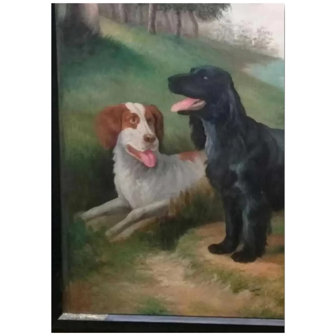 Top‑Quality Oil Painting ‘Cocker Spaniel’ – Collector’s Piece – - 3