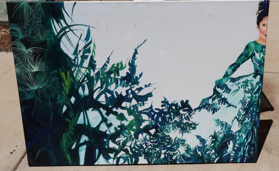 MARTA MUSZYNSKA Original Oil Painting Wildness Part 1 2017 Unframed - 2