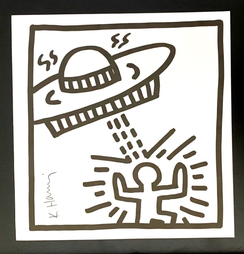 Keith Haring | Vibrant & Iconic Print Signed Mounted & Framed 14x11 - 2