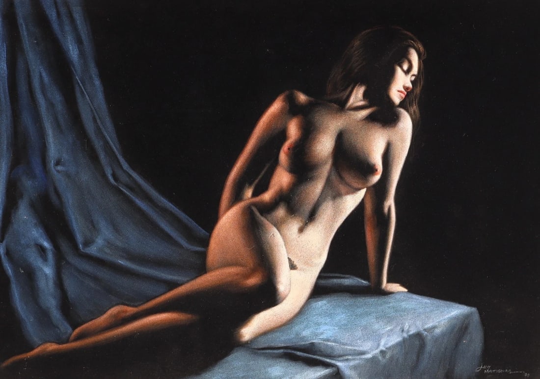 Fine Gallery Vintage 1970 Beautiful Lady Filippino Figure oil on Black Velvet - 2