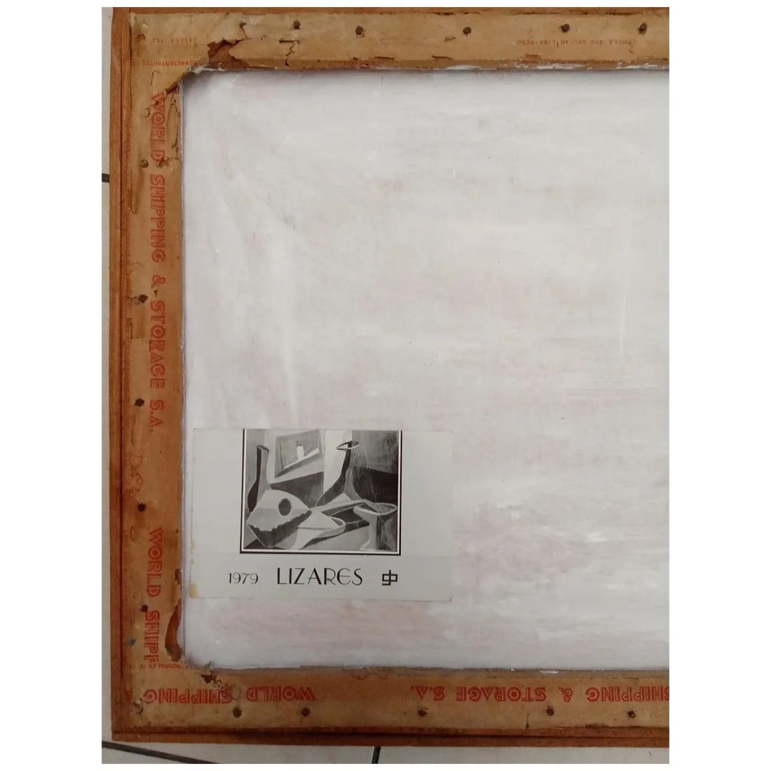 Luis Lizares - 1970 Cubist Oil on Canvas – Peruvian Master Painter – Signed - 4