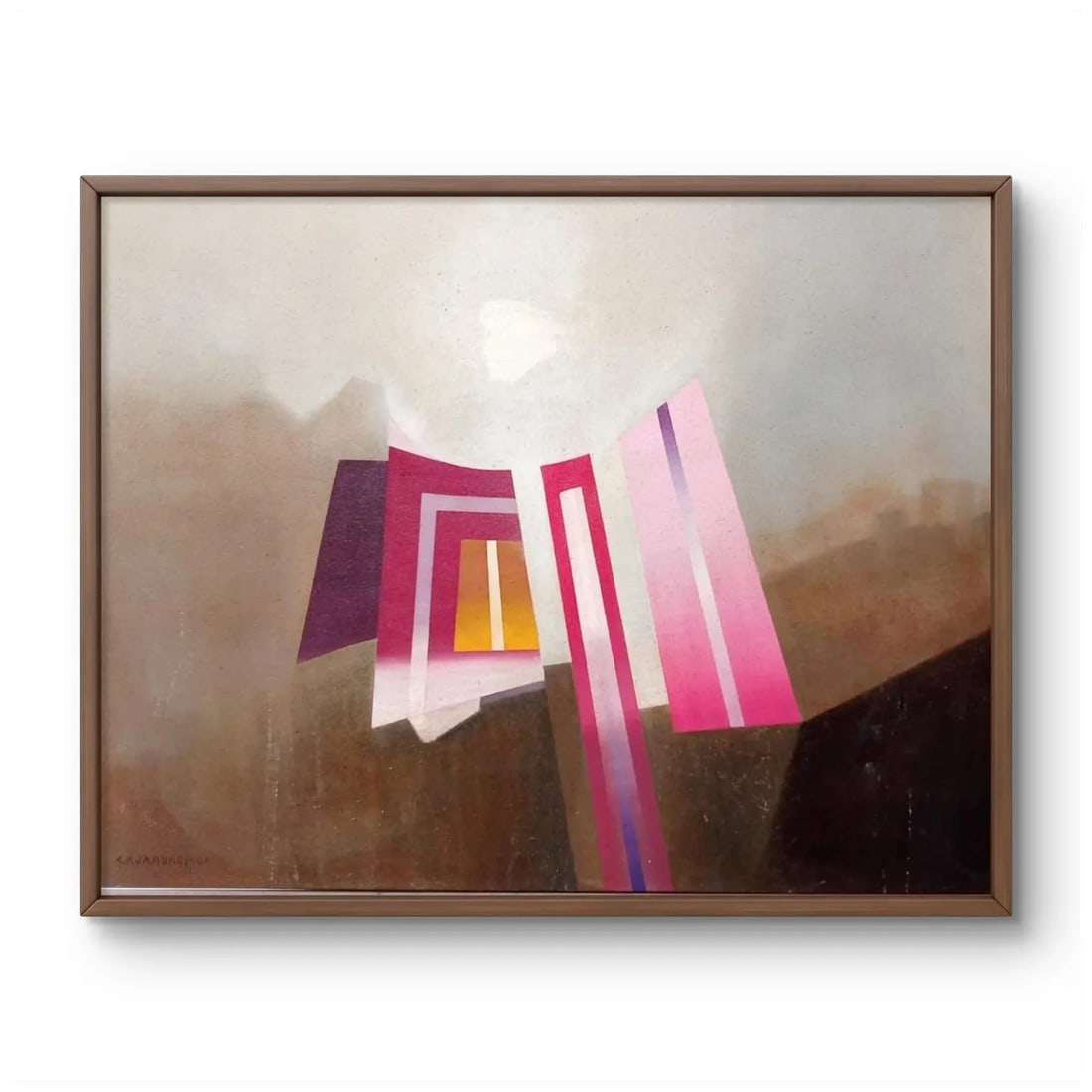 Milner Cajahuaringa – “Pariaqaqa”, 1998 – Large Original Oil on Canvas - 2