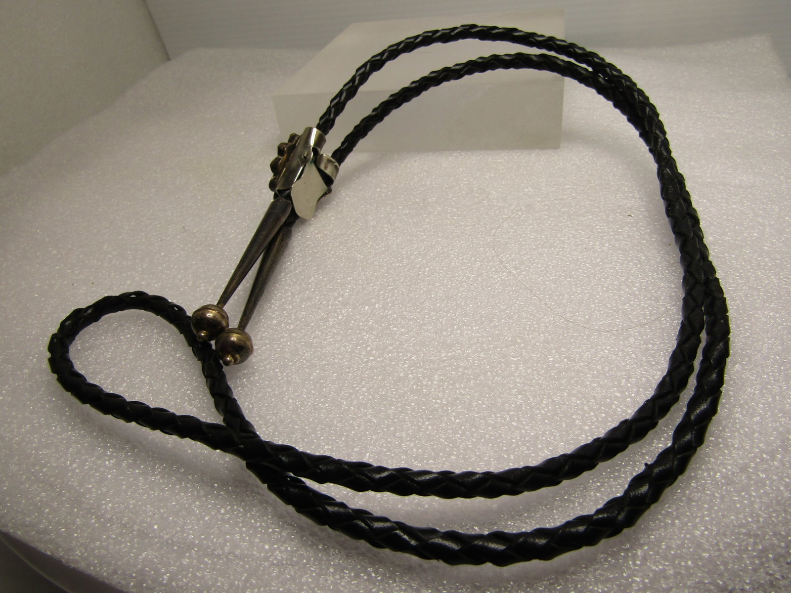 Vintage Southwestern Zuni Sun Bolo Tie, 38" , 1970's-1980's - 7