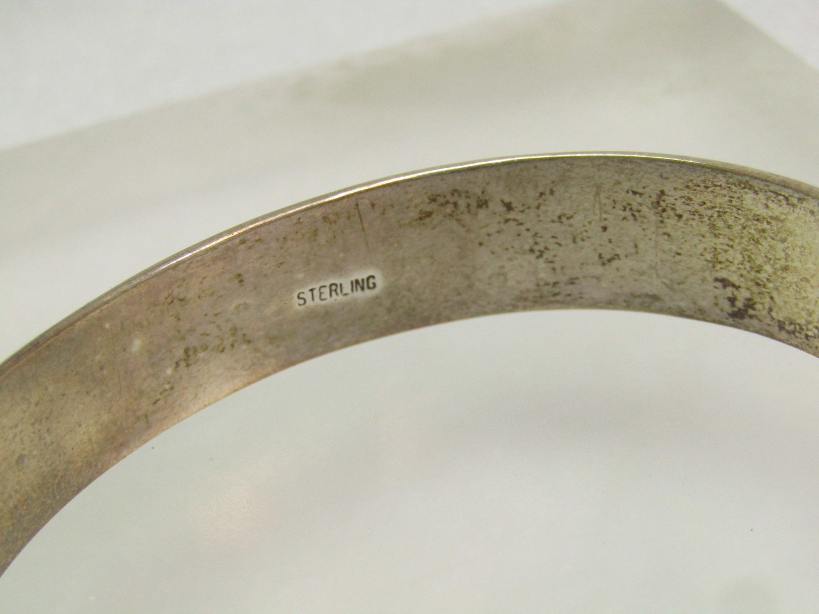 Vintage Sterling Domed Cuff Bracelet, 6.5", 1970's-1980's - 4