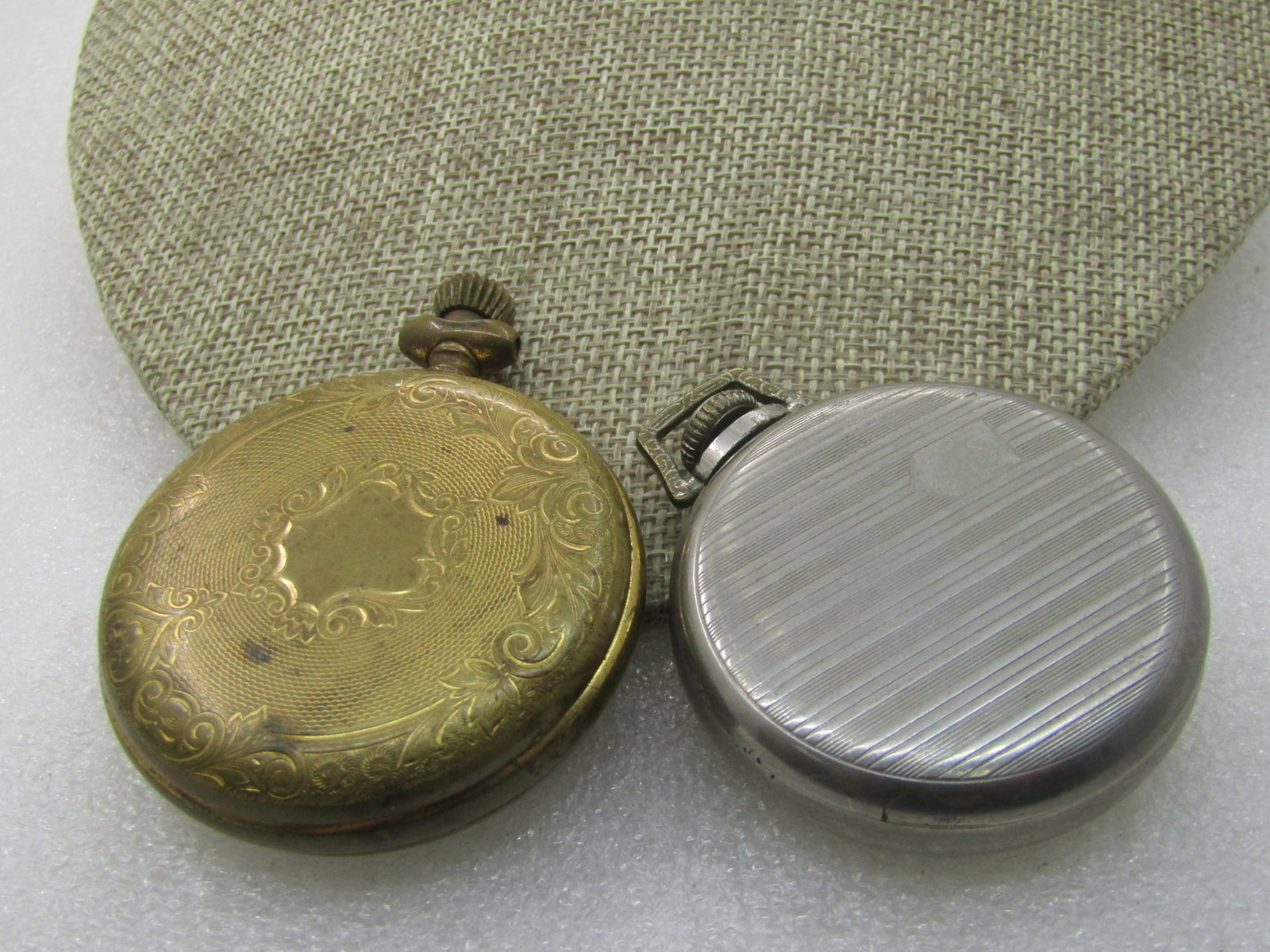 2 Antique Pocket Watches, Repurpose/Parts K & C, New Haven - 5