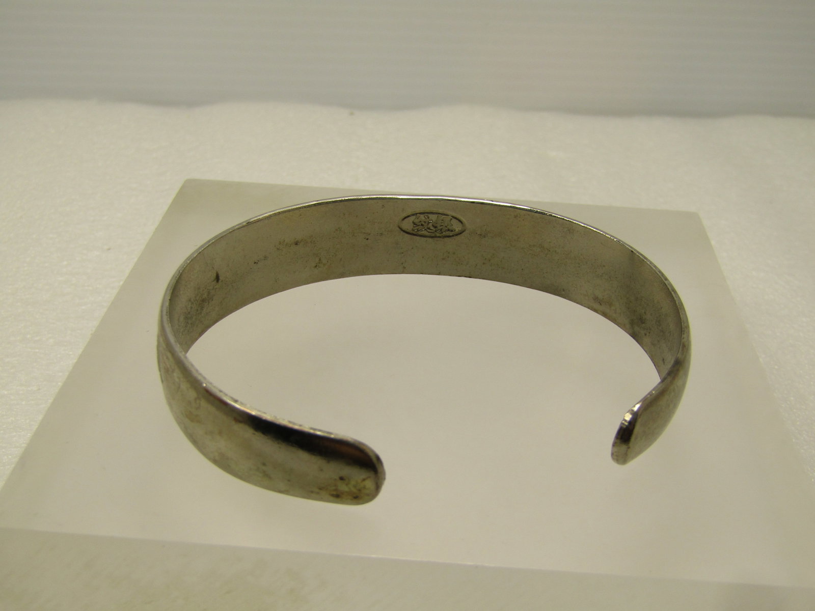 Vintage Chinese Dragon Cuff Bracelet, 8.25", Unisex, 1970's, Signed Chinese Letters - 4