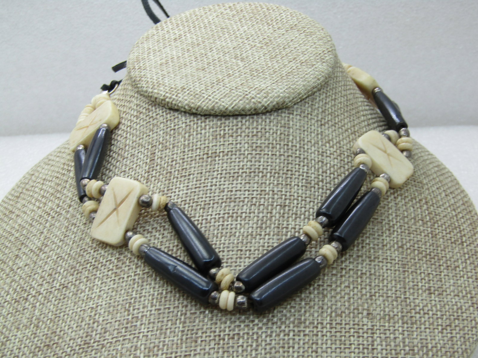 Vintage Costume Warrior/Tribal Necklace, Unisex, 31" (1 of 6)