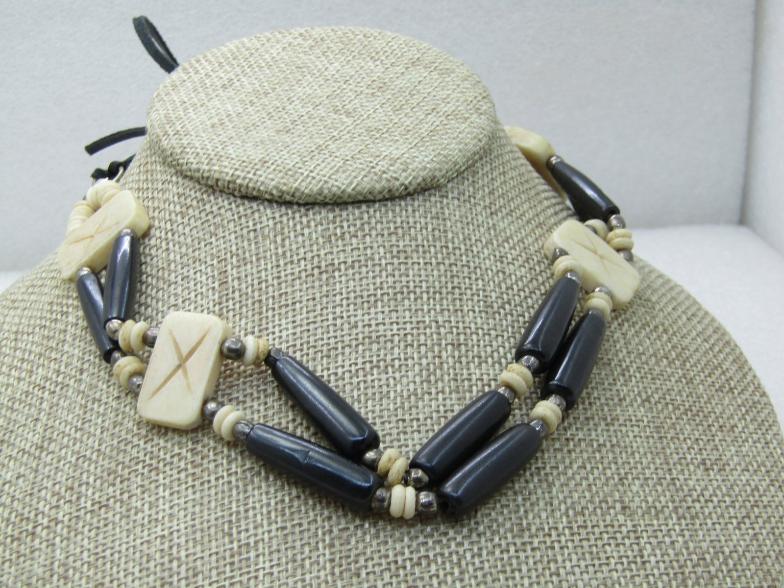 Vintage Costume Warrior/Tribal Necklace, Unisex, 31" - 2