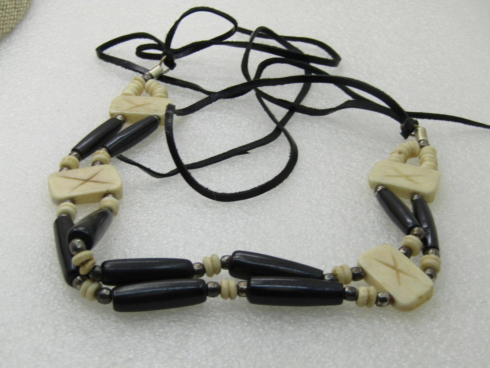 Vintage Costume Warrior/Tribal Necklace, Unisex, 31" - 3