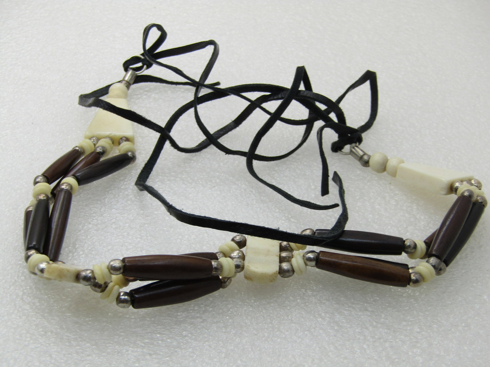 Vintage Costume Warrior/Tribal Necklace, Unisex, 31" - 6