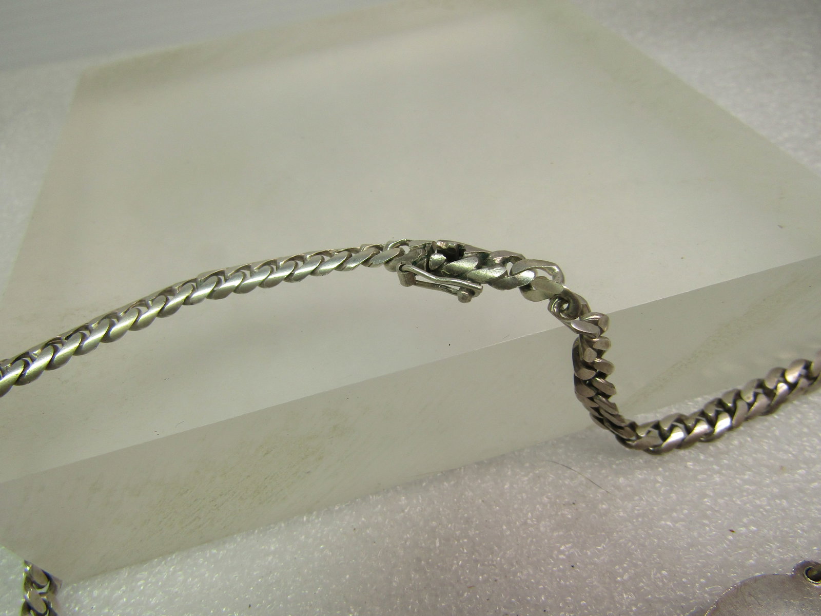 Vintage Sterling Peruvian Figural Necklace, 18", Signed ME, 1960's-1970's - 7