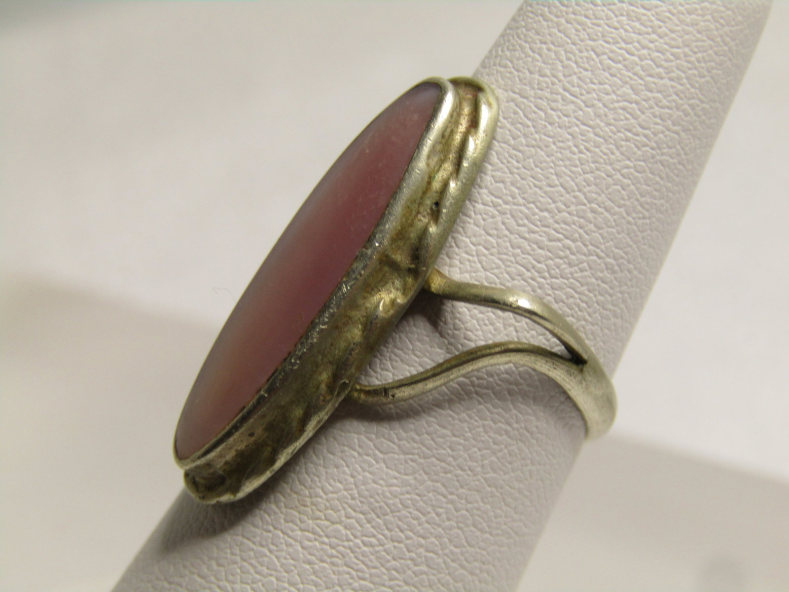 Vintage Southwestern Pink MOP Ring, Mexico, Sz. 8.5, 1960's-1970's - 3