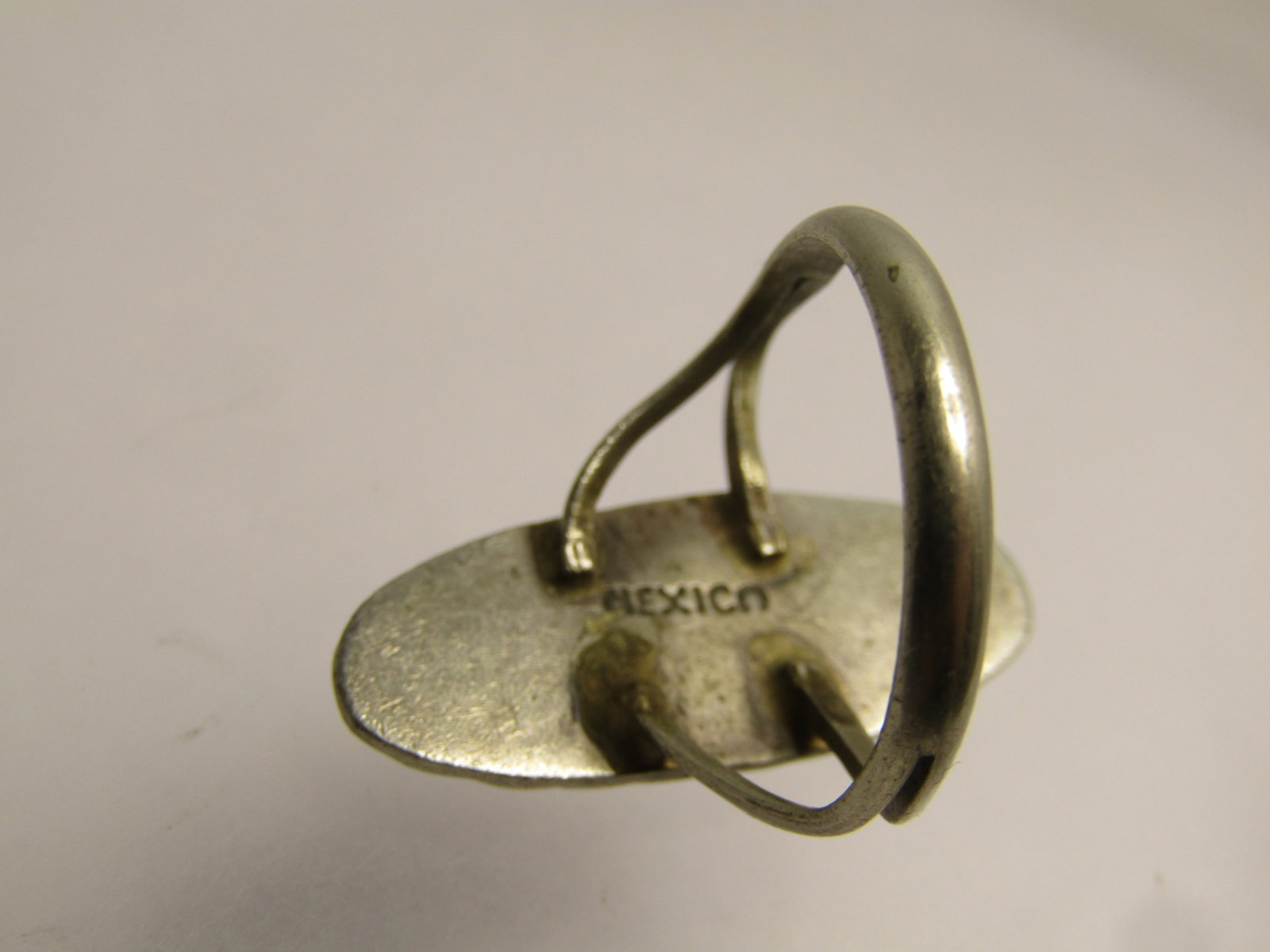 Vintage Southwestern Pink MOP Ring, Mexico, Sz. 8.5, 1960's-1970's - 5