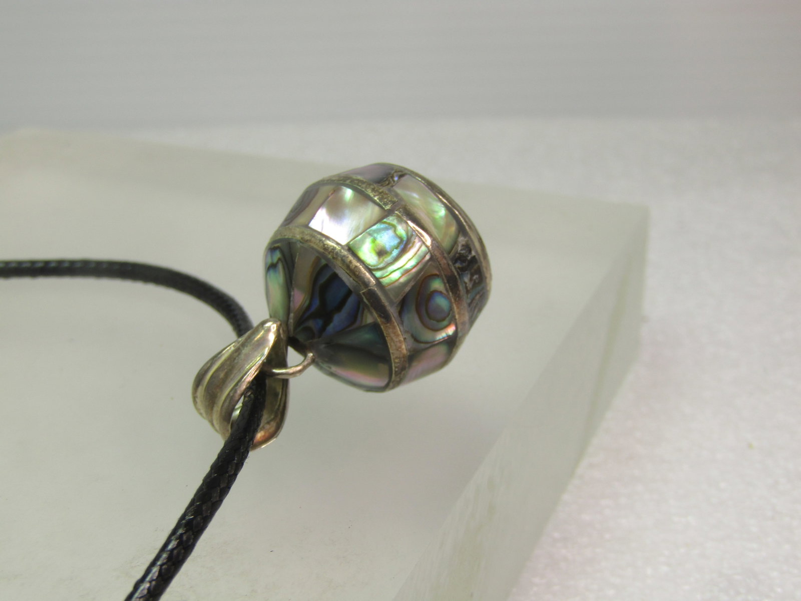Vintage Sterling Abalone Chime/Harmony Pendant/Necklace, 24", 1960's-1970's - 8