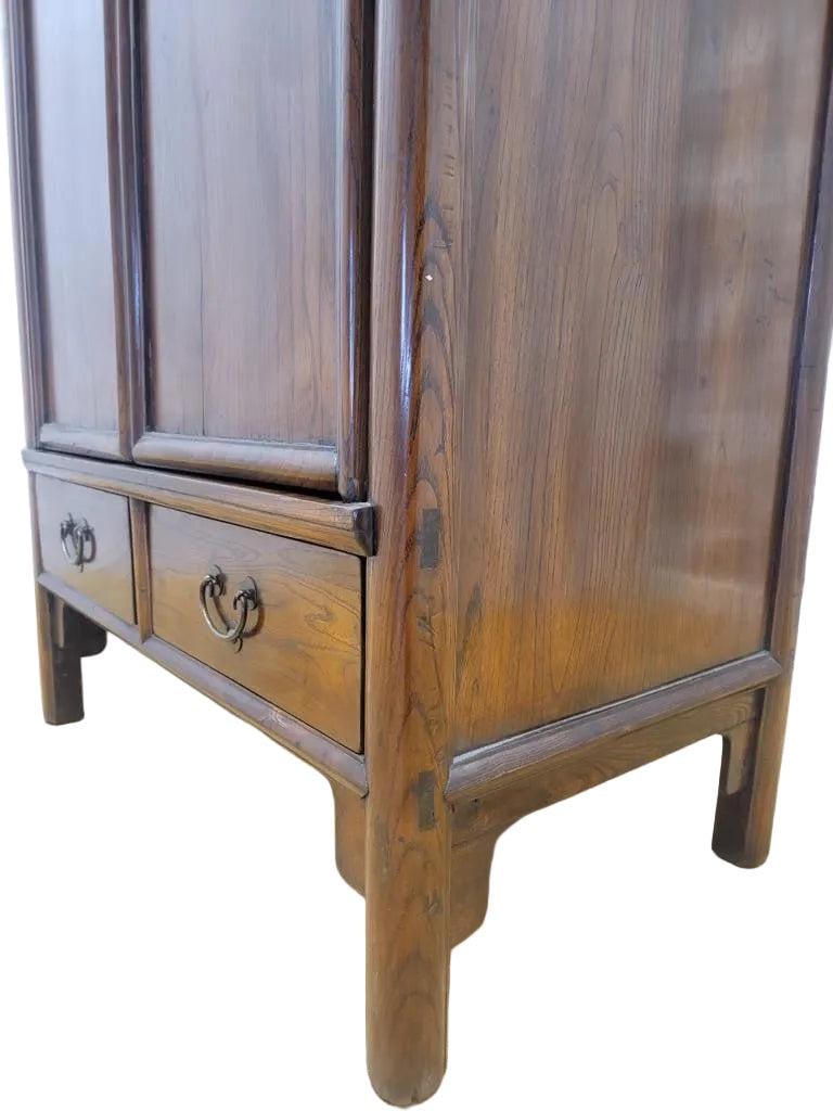 Antique Shanxi Province Elm Storage Cabinet - 4
