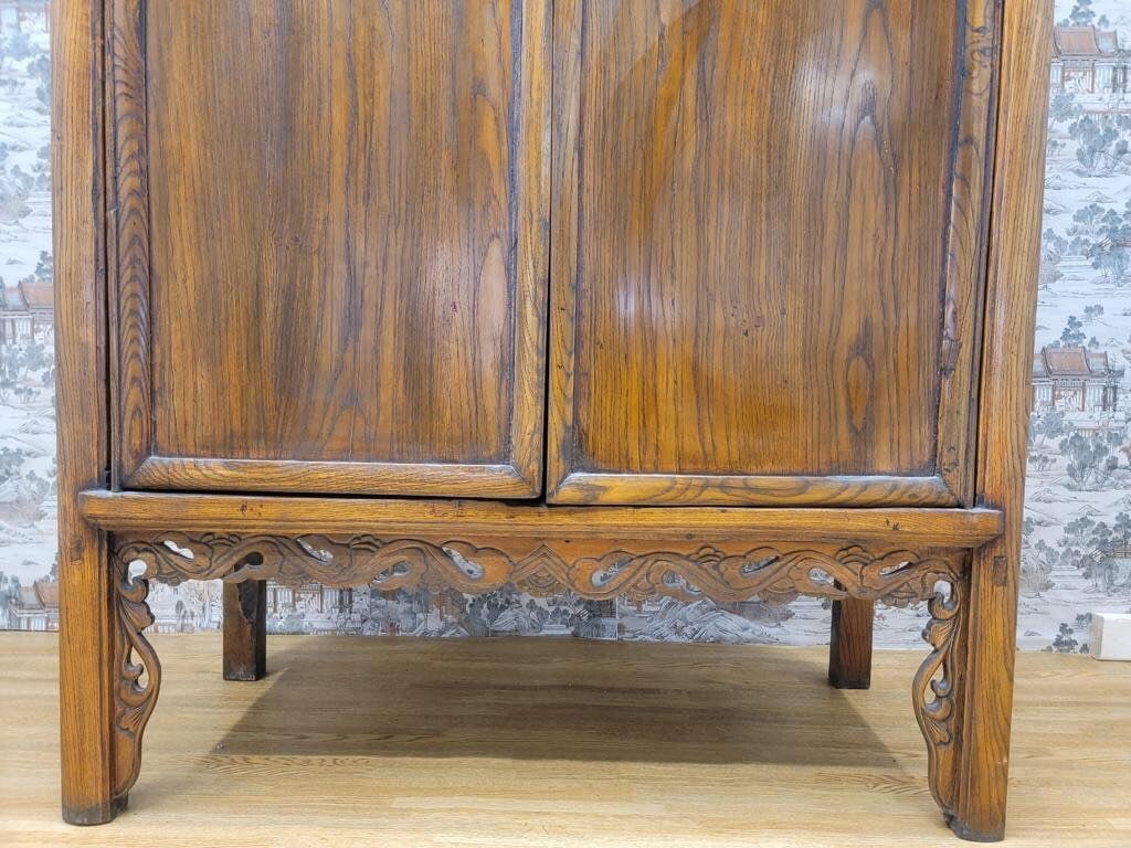 Antique Shanxi Province Armoire Highboy Storage Cabinet - 3