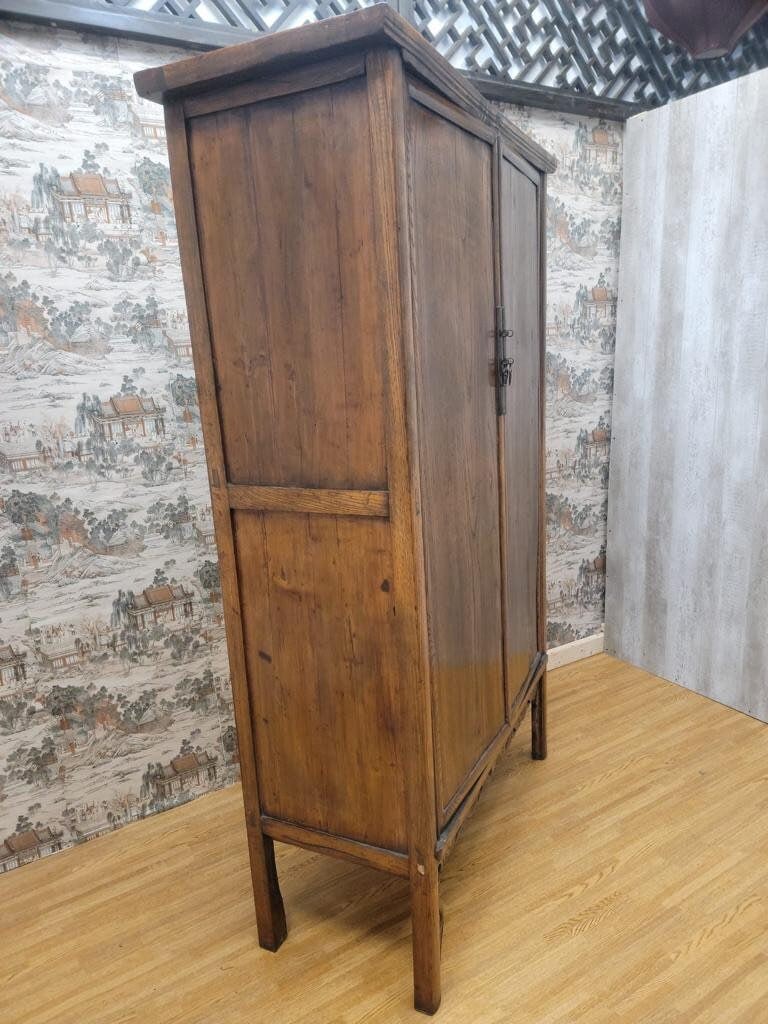 Antique Shanxi Province Armoire Highboy Storage Cabinet - 6