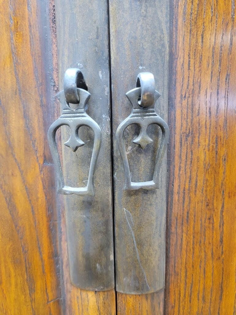 Antique Shanxi Province Armoire Highboy Storage Cabinet - 8