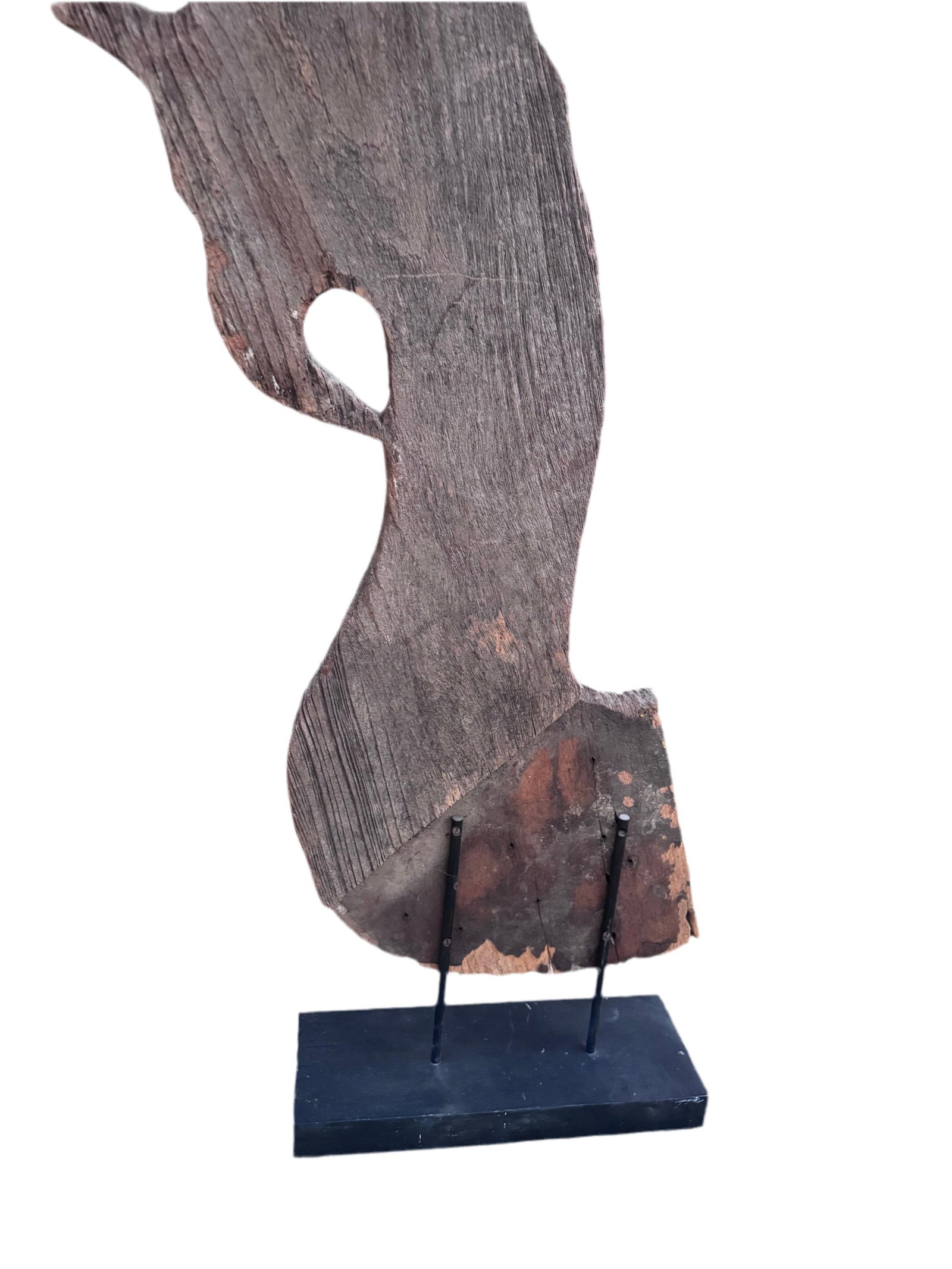 Antique Thai Naga Temple Finial - 3