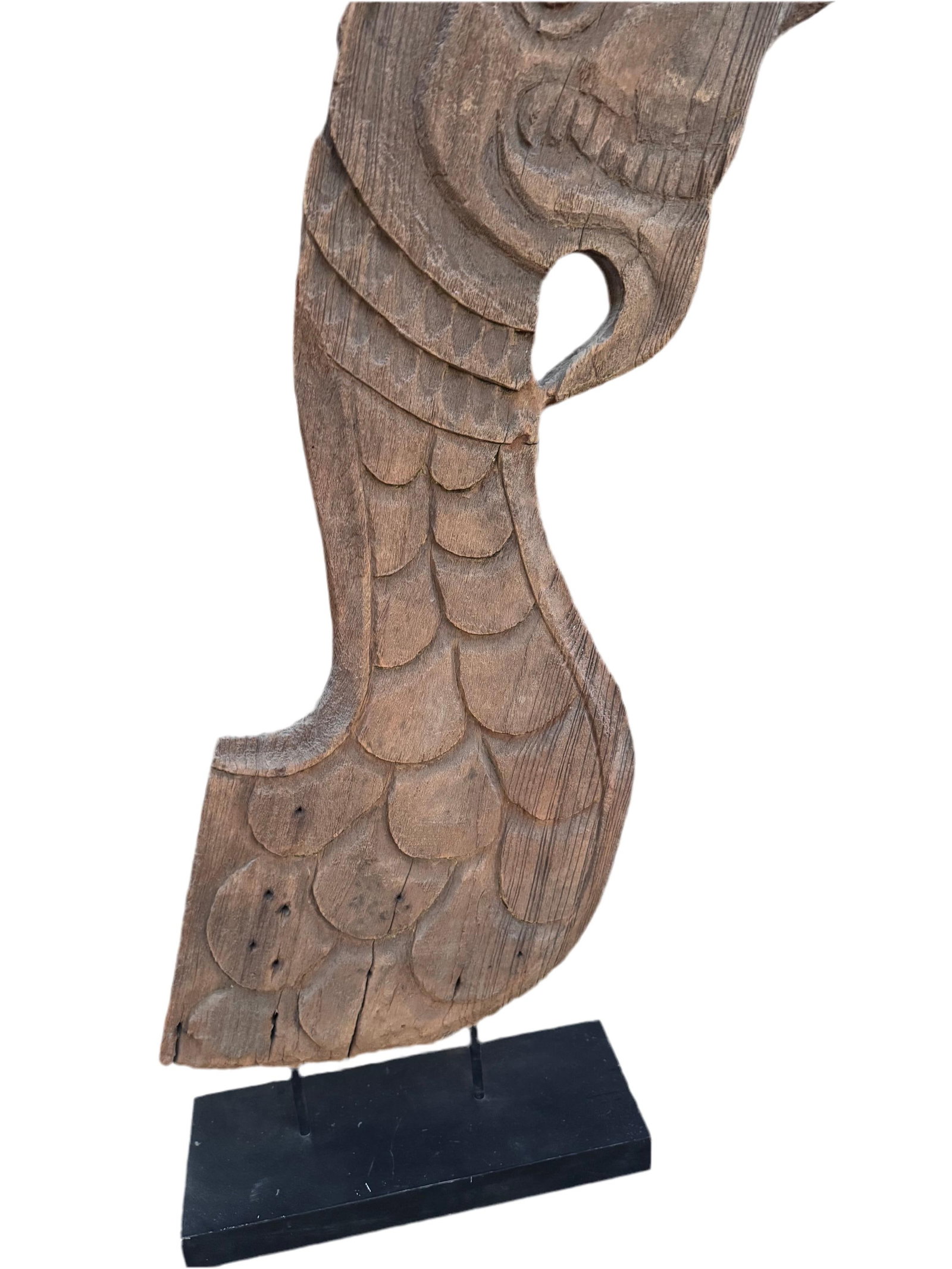 Antique Thai Naga Temple Finial - 7