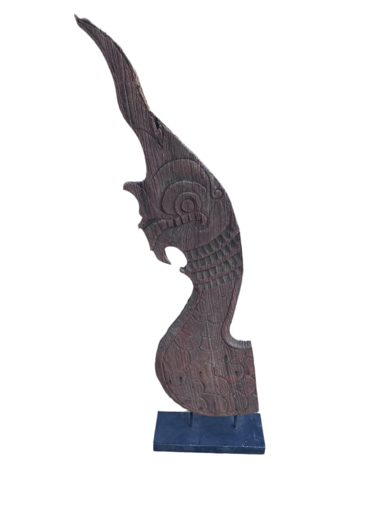 Antique Thai Naga Temple Finial (1 of 8)