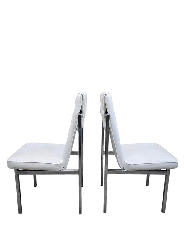 MCM Cal-Style Furniture Mfg. Chrome High Back Dining Chairs – Set of 6 - 4