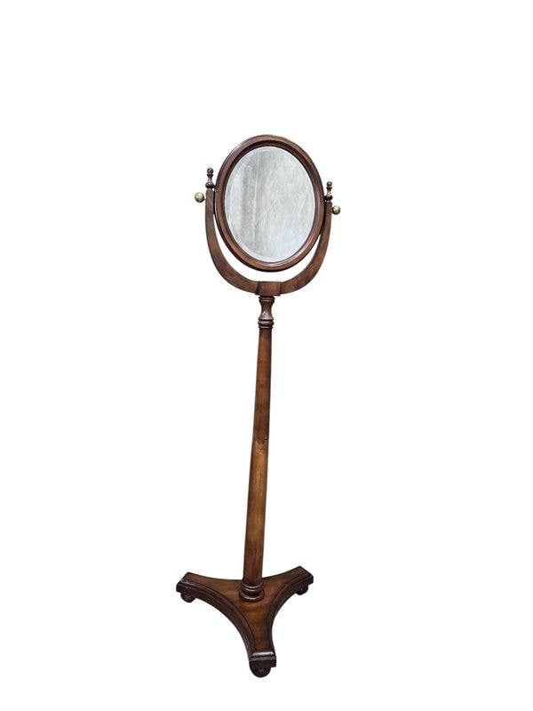 Antique Style Adjustable Pedestal Cheval Shaving Mirror - 3