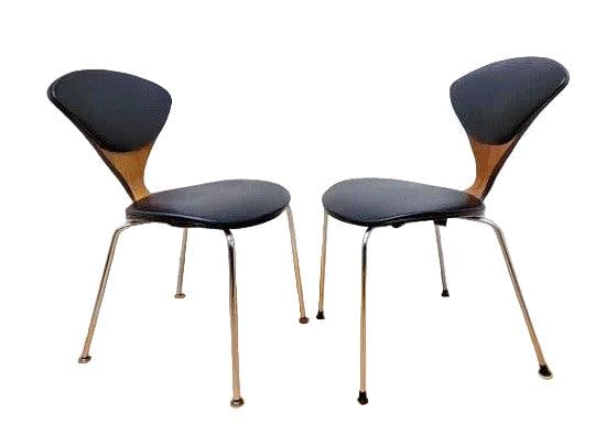 MCM Norman Cherner for Plycraft Side Chair - Pair - 4