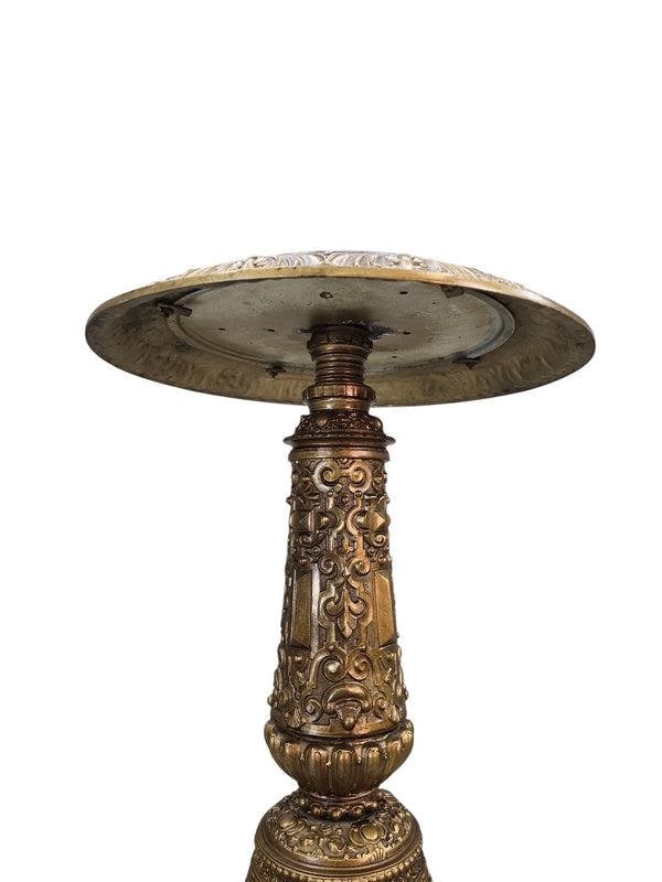 Antique Rococo Revival Style Pedestal Stand - 3