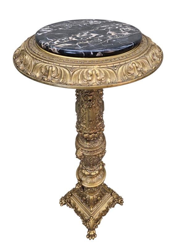 Antique Rococo Revival Style Pedestal Stand - 4