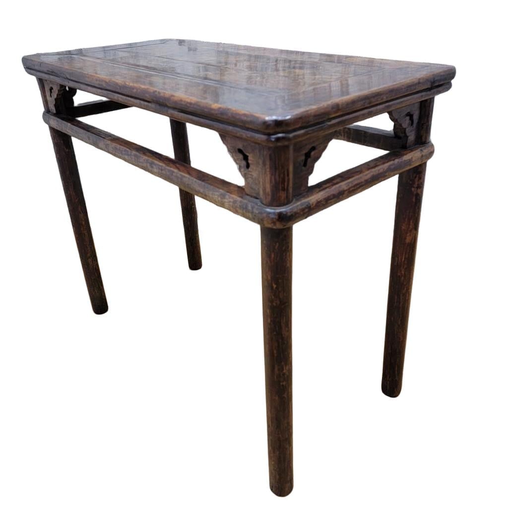 Antique Shanxi Province Elm Accent Table - 2