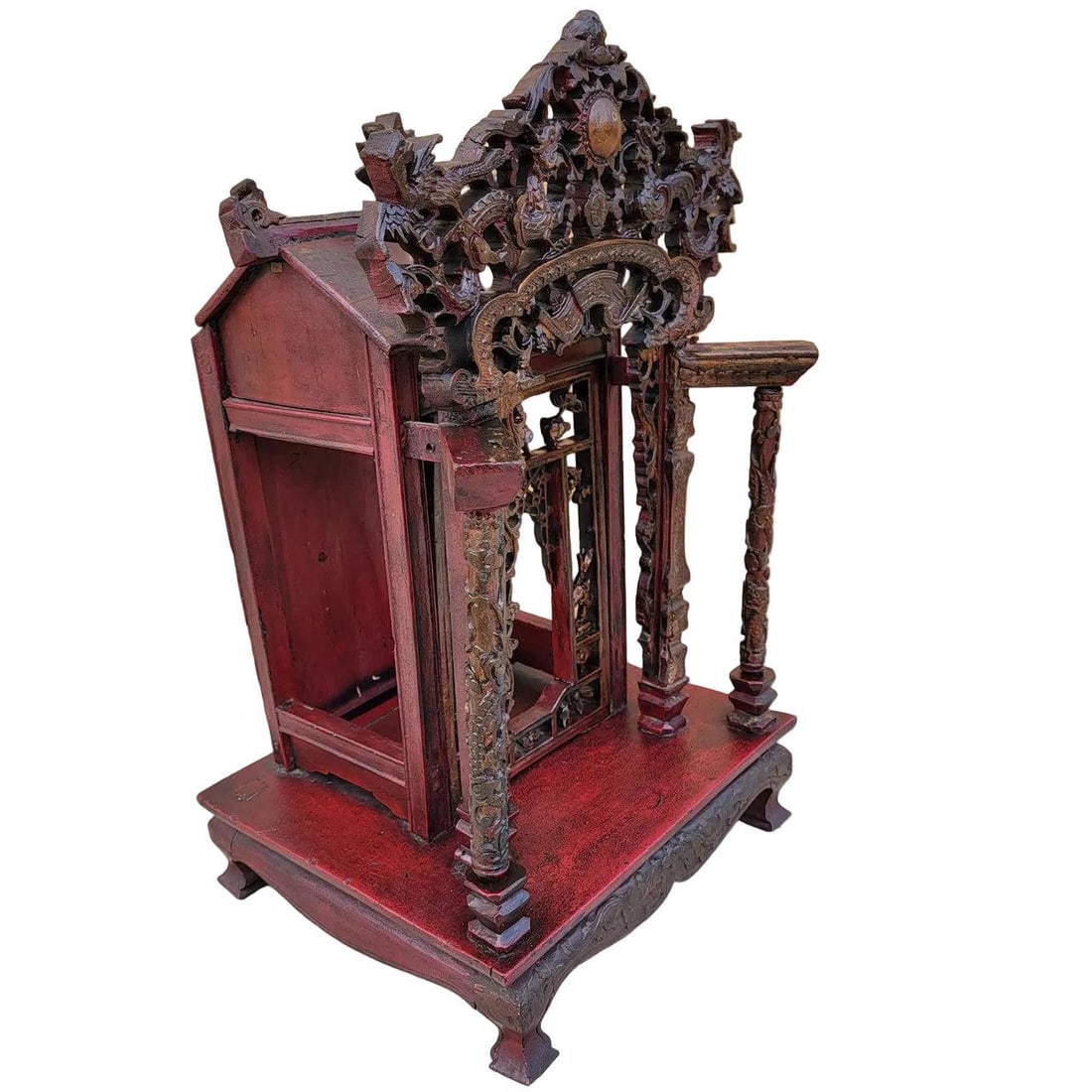 Antique Authentic Chinese Shrine - 3