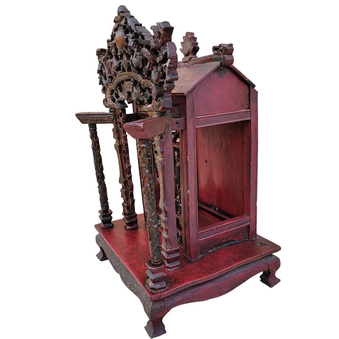 Antique Authentic Chinese Shrine - 6