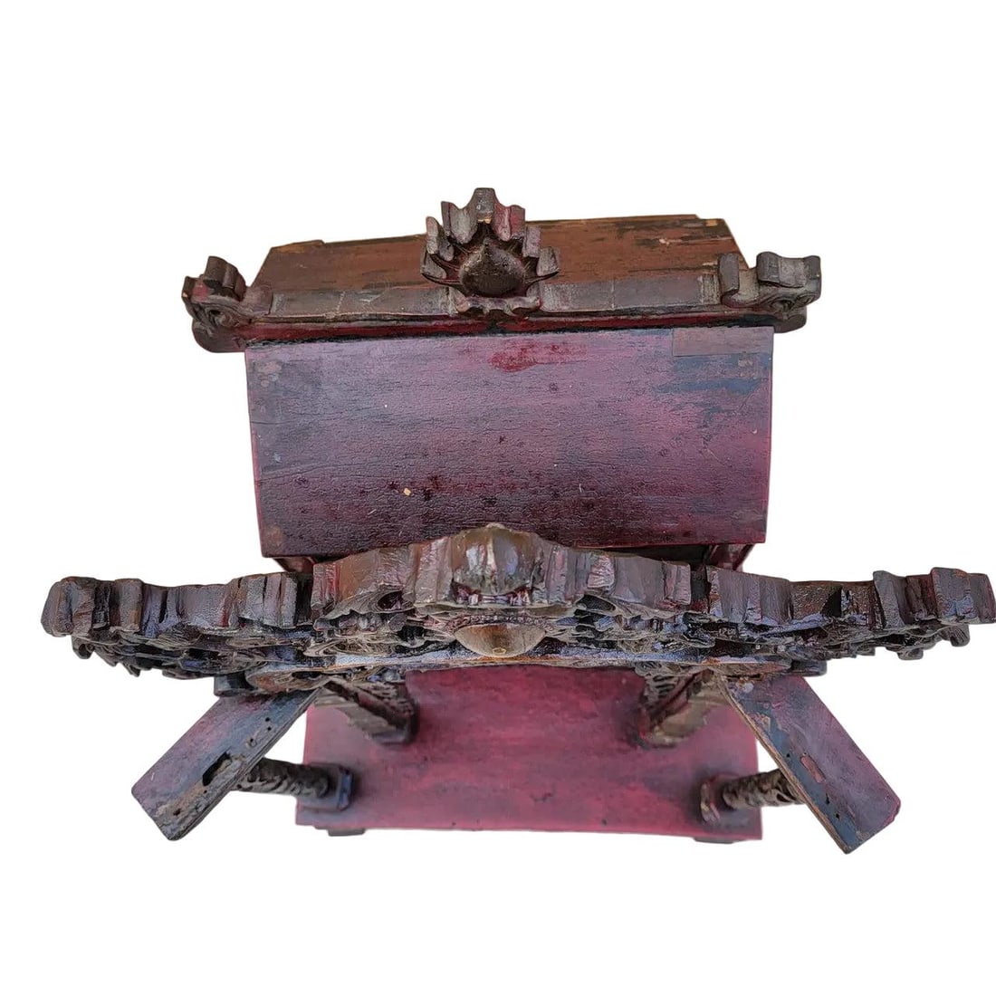 Antique Authentic Chinese Shrine - 7