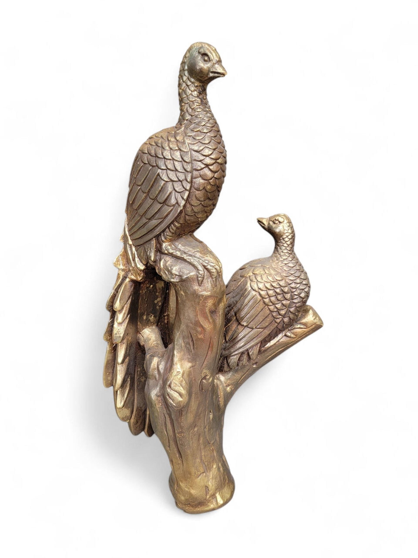 Hollywood Regency Italian Peacock Wall Mirror - 3