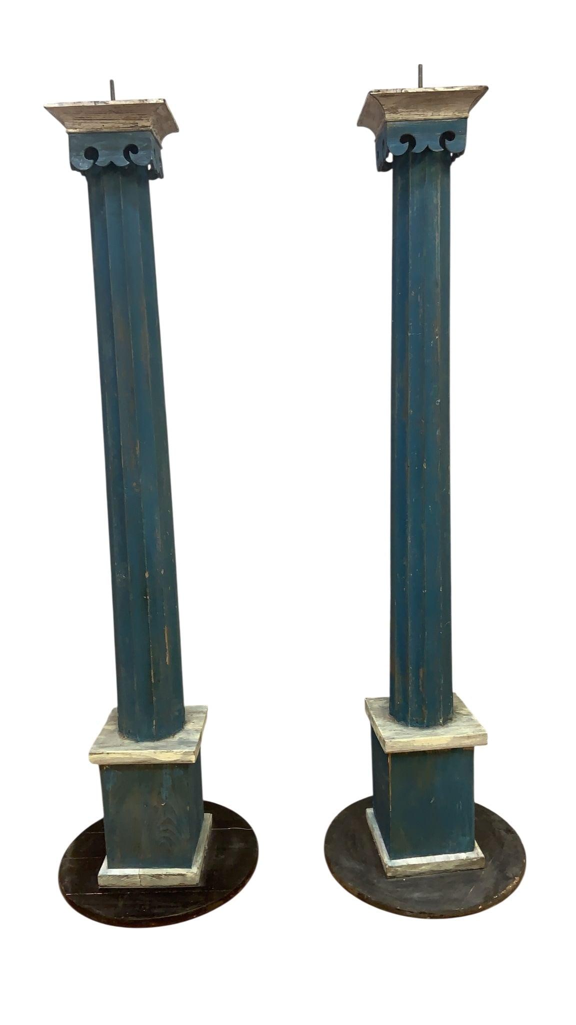 Vintage French Style Architectural Dual Column Free Standing Archway - 3