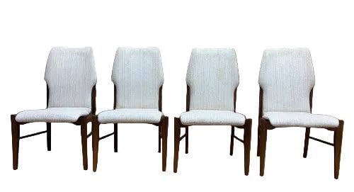 MCM High Back Dining Chairs by Lane - Set of 4 - 2