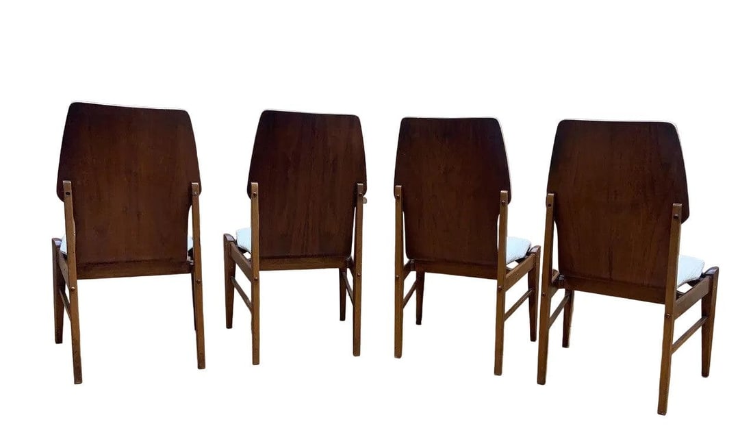 MCM High Back Dining Chairs by Lane - Set of 4 - 6