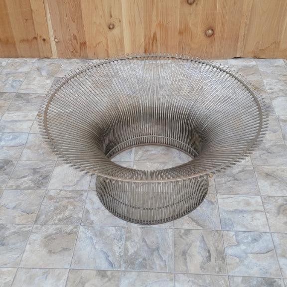 MCM Wire Base Coffee Table by Knoll - 5