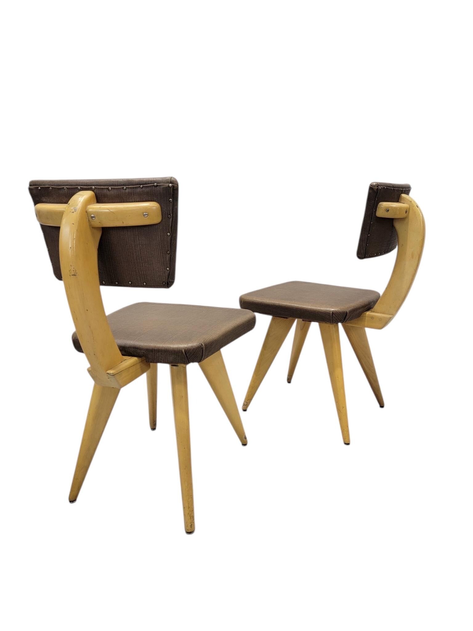 MCM Italian Style Sculptural Dining Chairs – 8 - 4