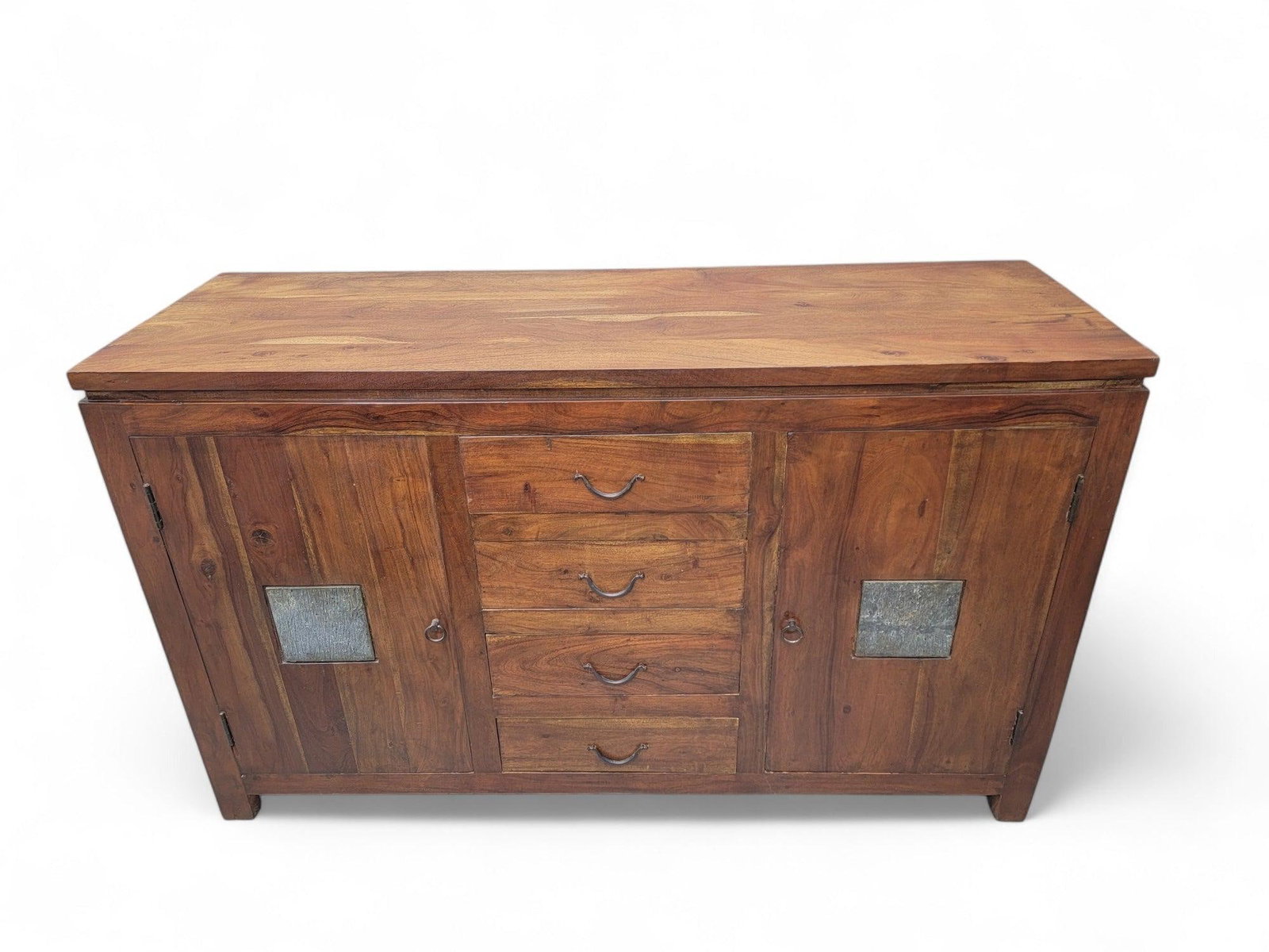 Vintage Rustic Reclaimed Barnwood Sideboard - 3