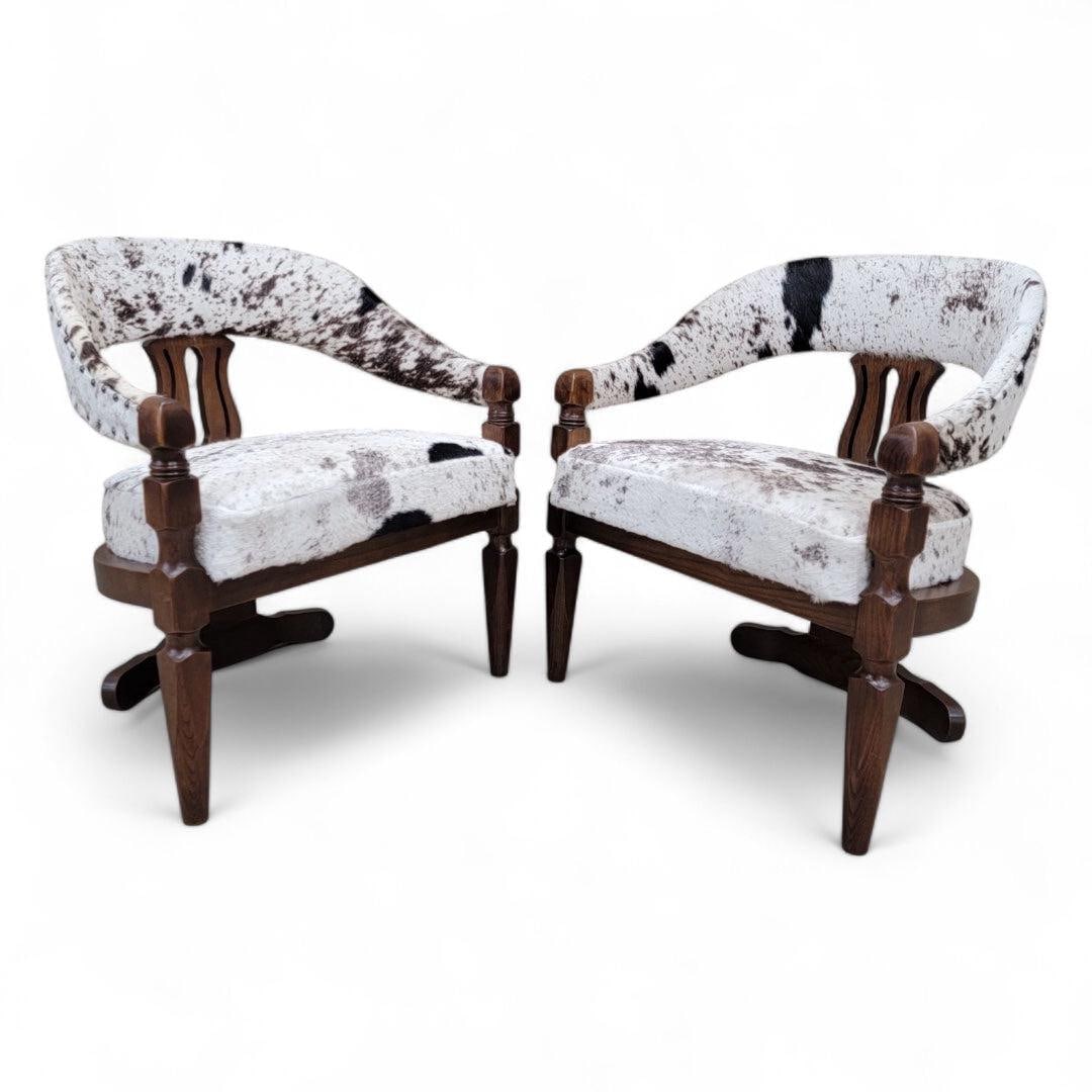 Modern Asian Inspired Dining Chairs Newly Reupholstered - 4 - 8