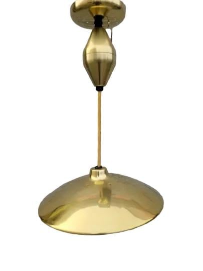 MCM Space Age Pull Down Ceiling Pendant Light - 6
