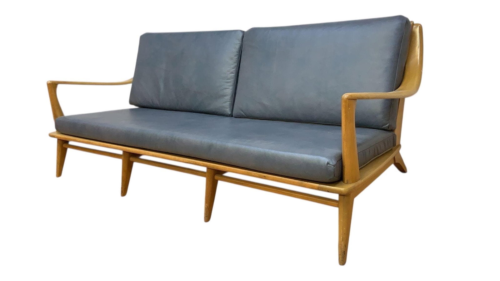 MCM Heywood Wakefield Aristocraft Sofa Newly Reupholstered - 5