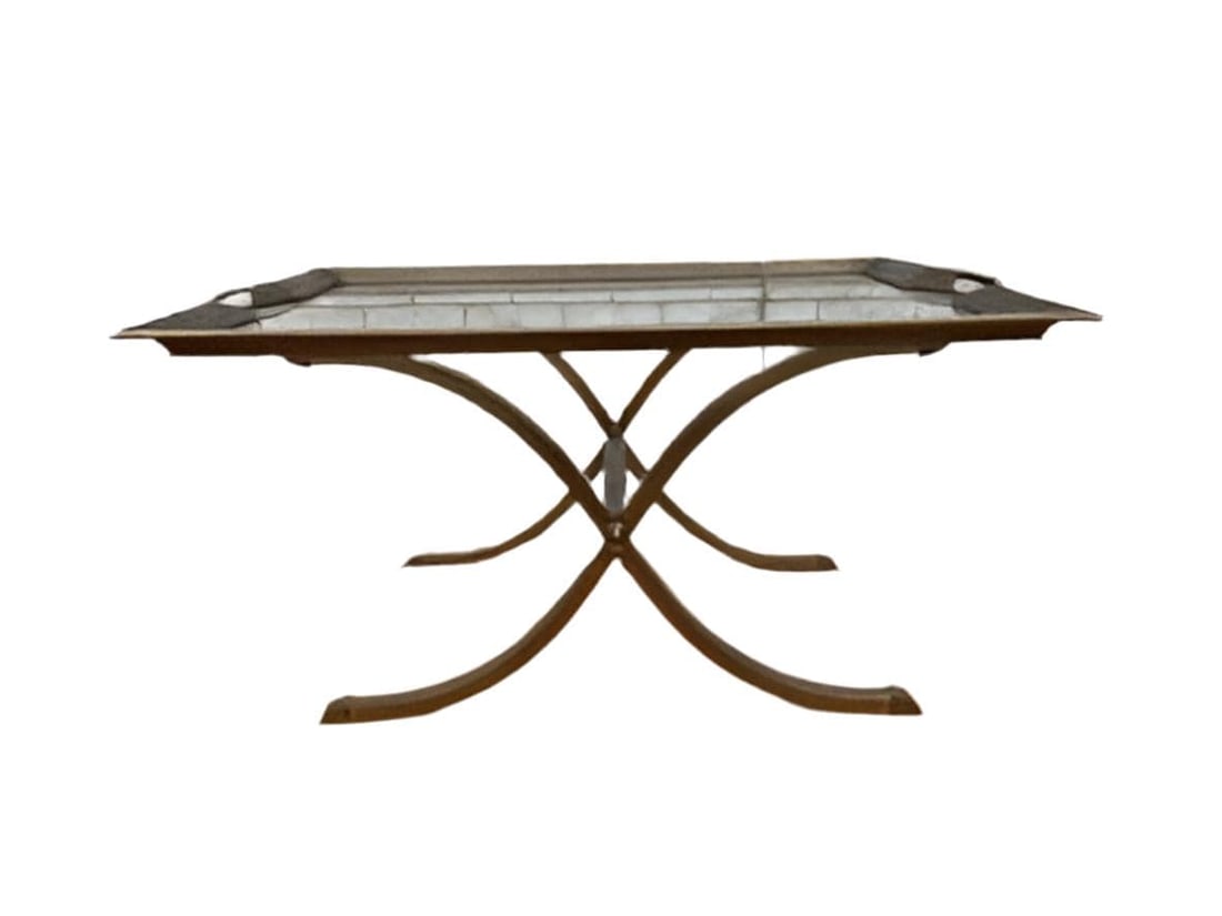 Hollywood Regency LaBarge Brass Coffee Table - 2