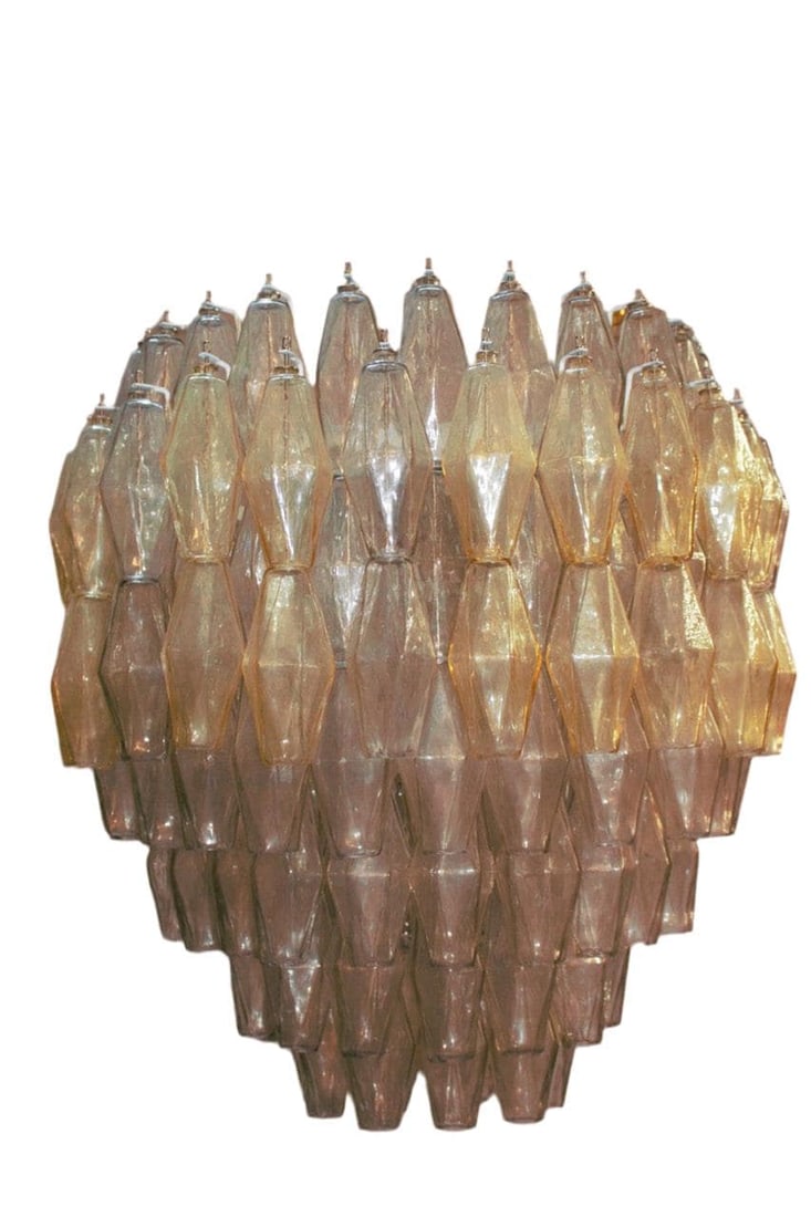 Vintage Modern Italian Glass Chandelier by Carlo Scarpa for Venini - 3