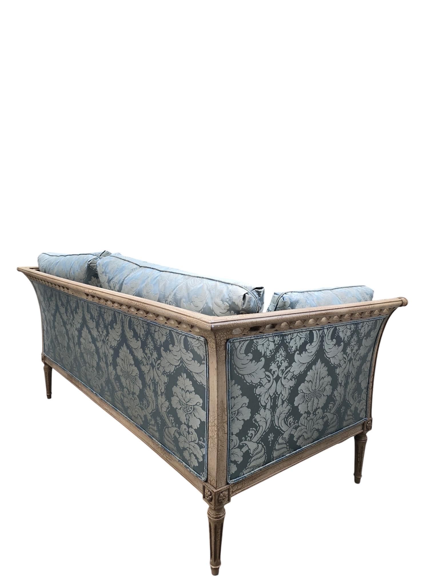 Hollywood Regency / Neoclassical Style Sofa by TRS Furniture, Inc. - 3