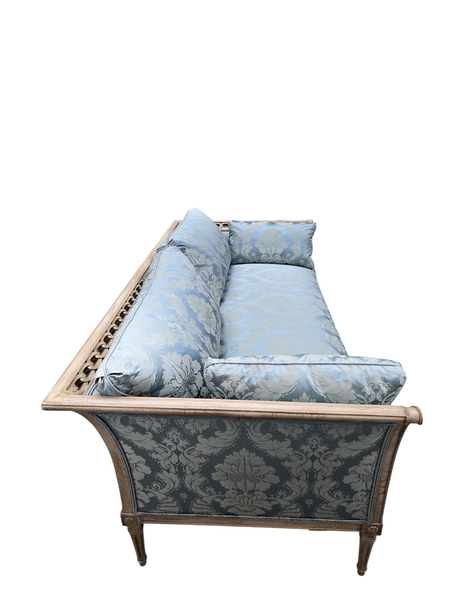 Hollywood Regency / Neoclassical Style Sofa by TRS Furniture, Inc. - 4